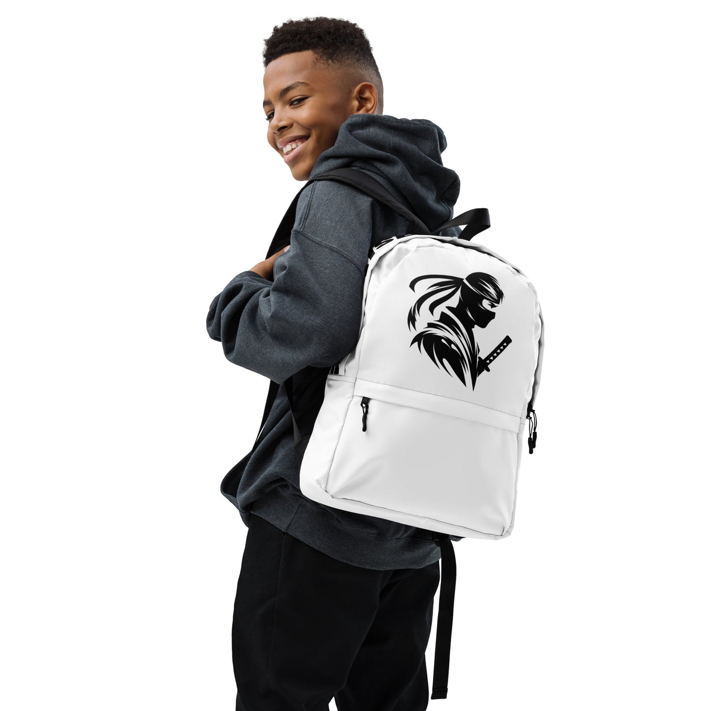 VALIANT WORLD Classic Backpack Male (White)