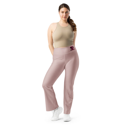 VALIANT WORLD Women's Flare Leggings (Dusty Rose)