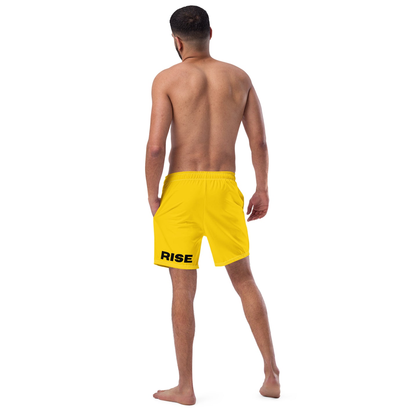 VALIANT WORLD Men's Recycled Swim Trunks (Gold)