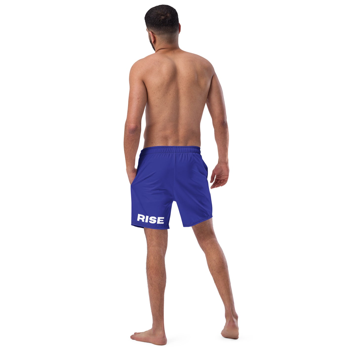 VALIANT WORLD Men's Recycled Swim Trunks (Blue)