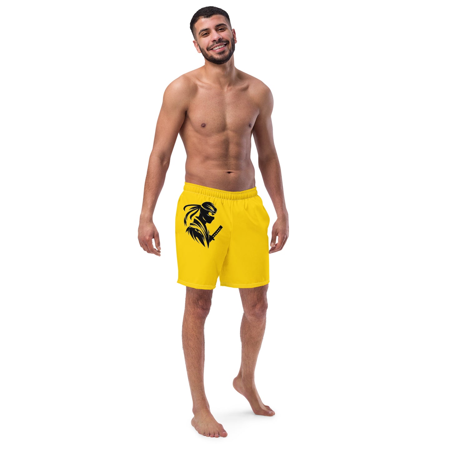 VALIANT WORLD Men's Recycled Swim Trunks (Gold)