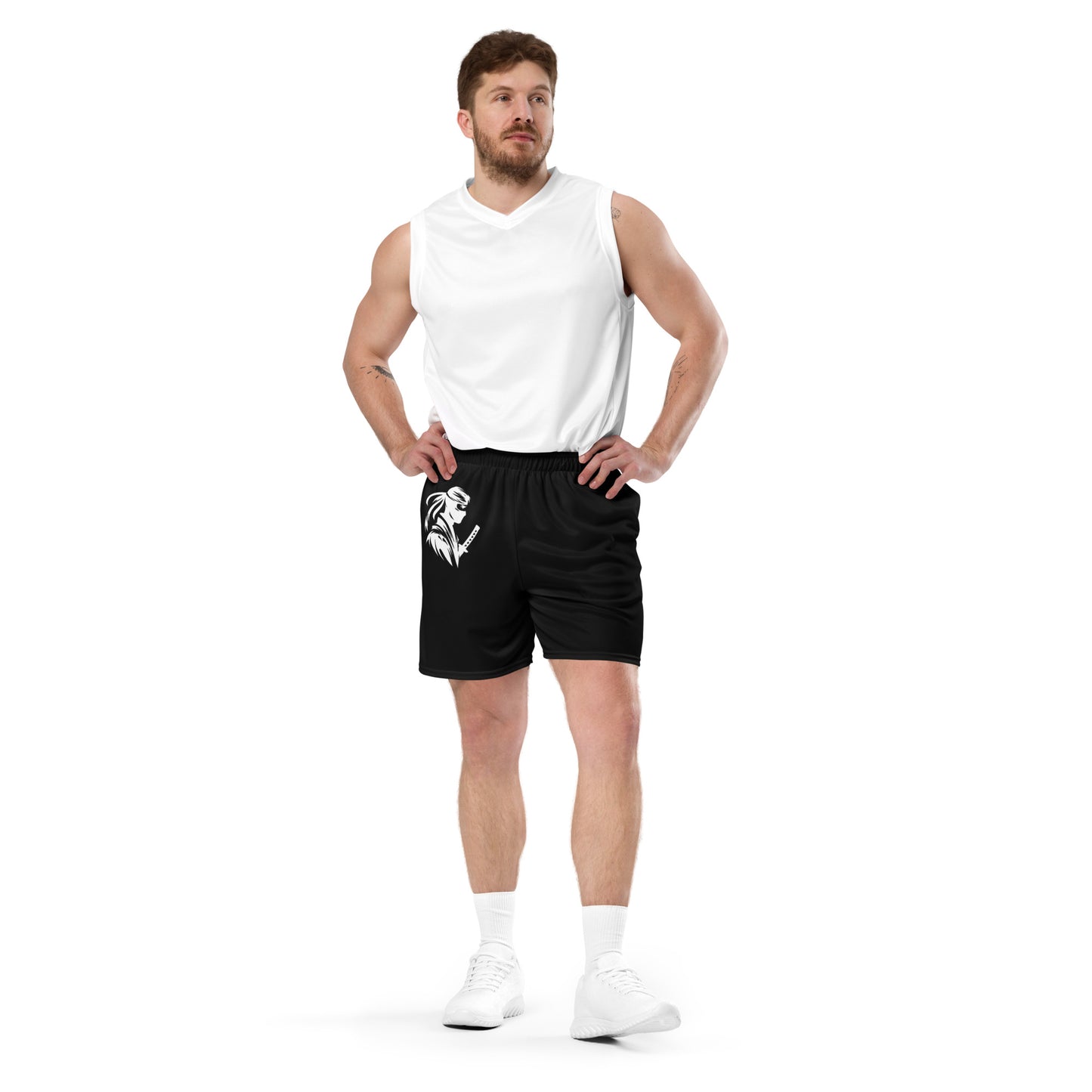 VALIANT WORLD Men's Mesh Shorts (Black)