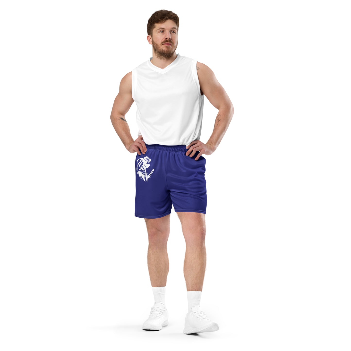 VALIANT WORLD Men's Mesh Shorts (Blue)