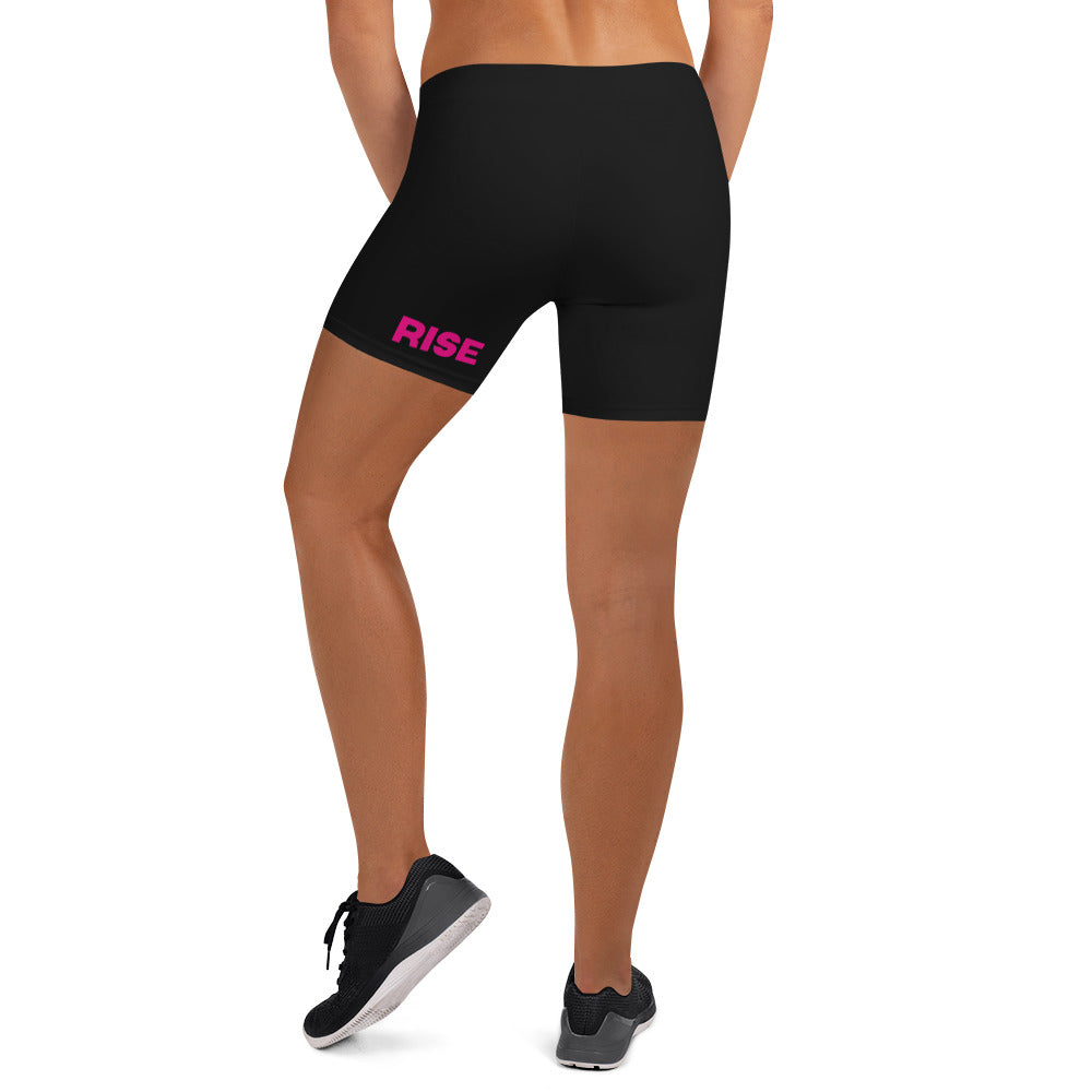 VALIANT WORLD Women's Short Leggings (Black)