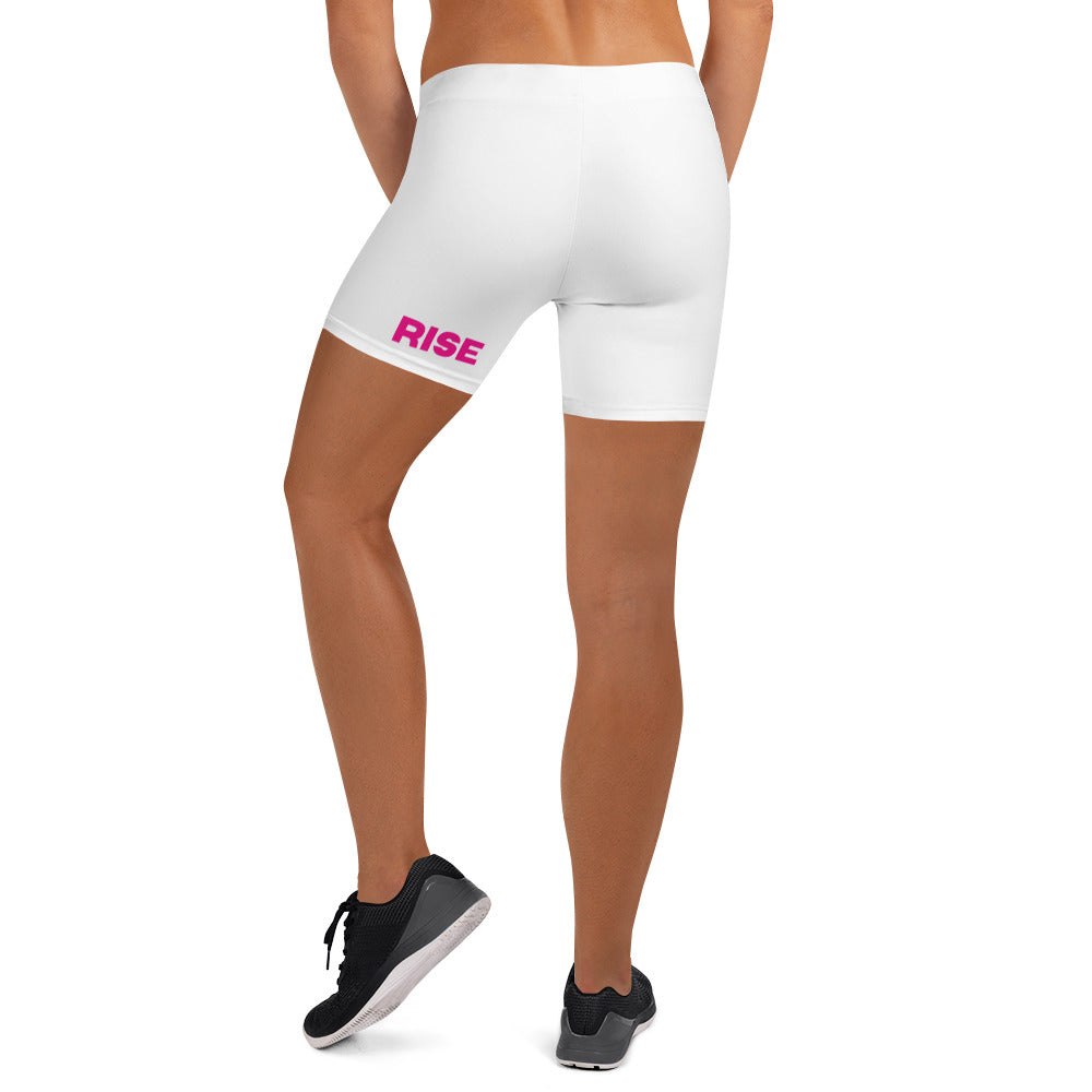 VALIANT WORLD Women's Short Leggings (White)