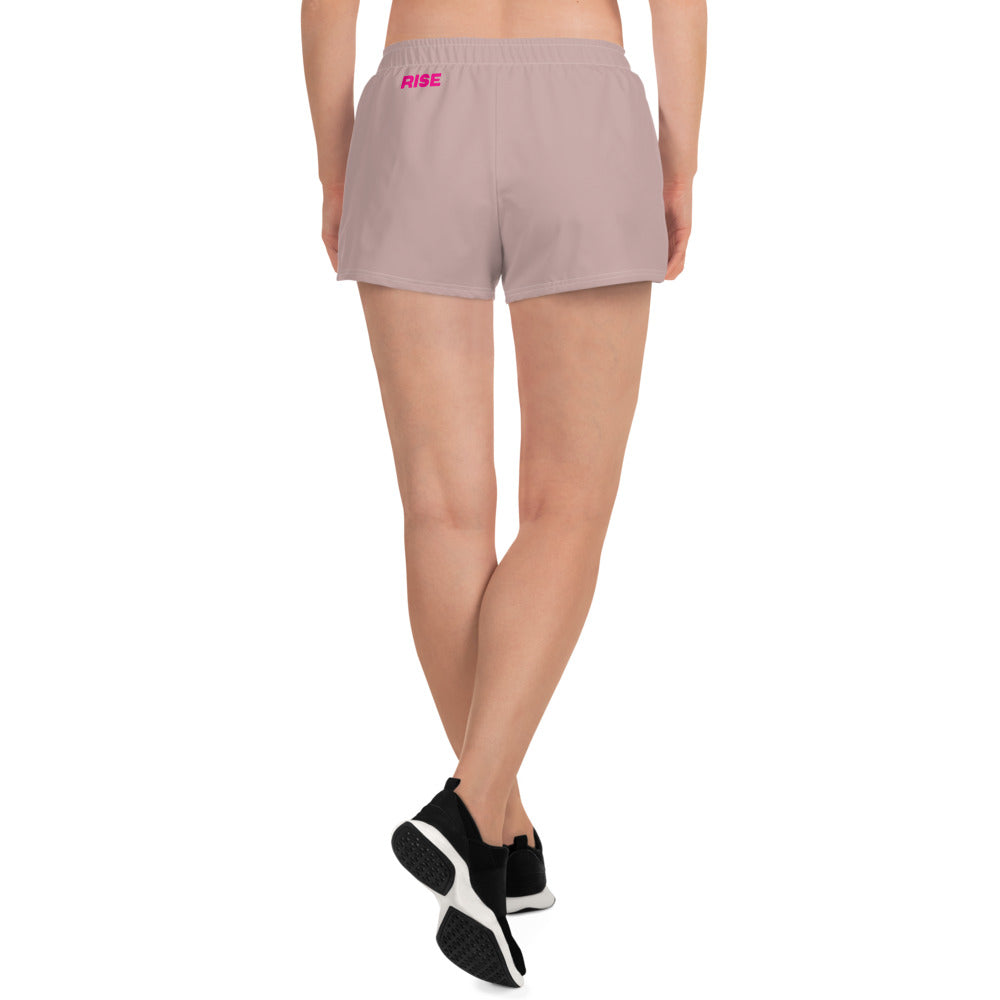 VALIANT WORLD Women's Athletic Shorts (Dusty Rose)