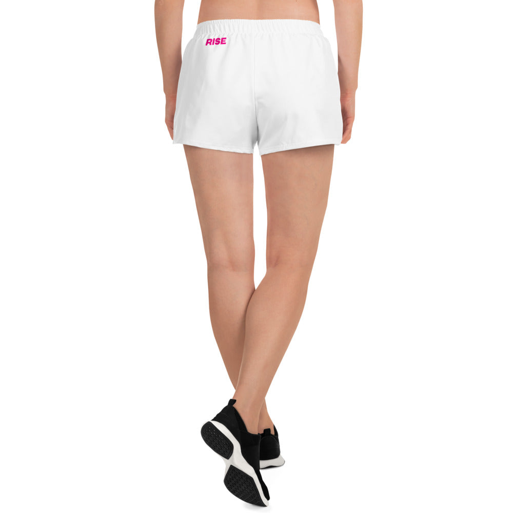 VALIANT WORLD Women's Athletic Shorts (White)