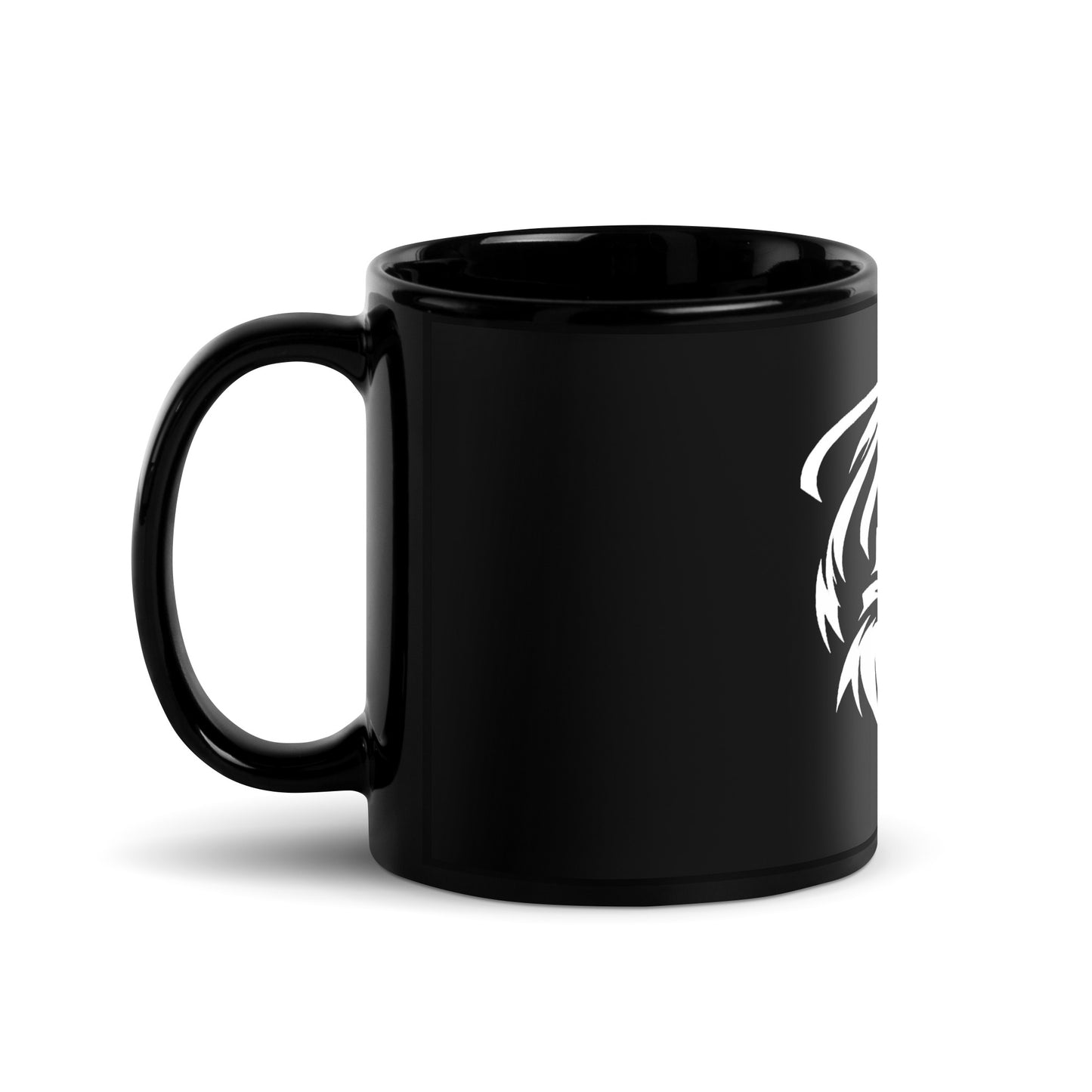 VALIANT WORLD Classic Black Glossy Mug (Male Ninja)