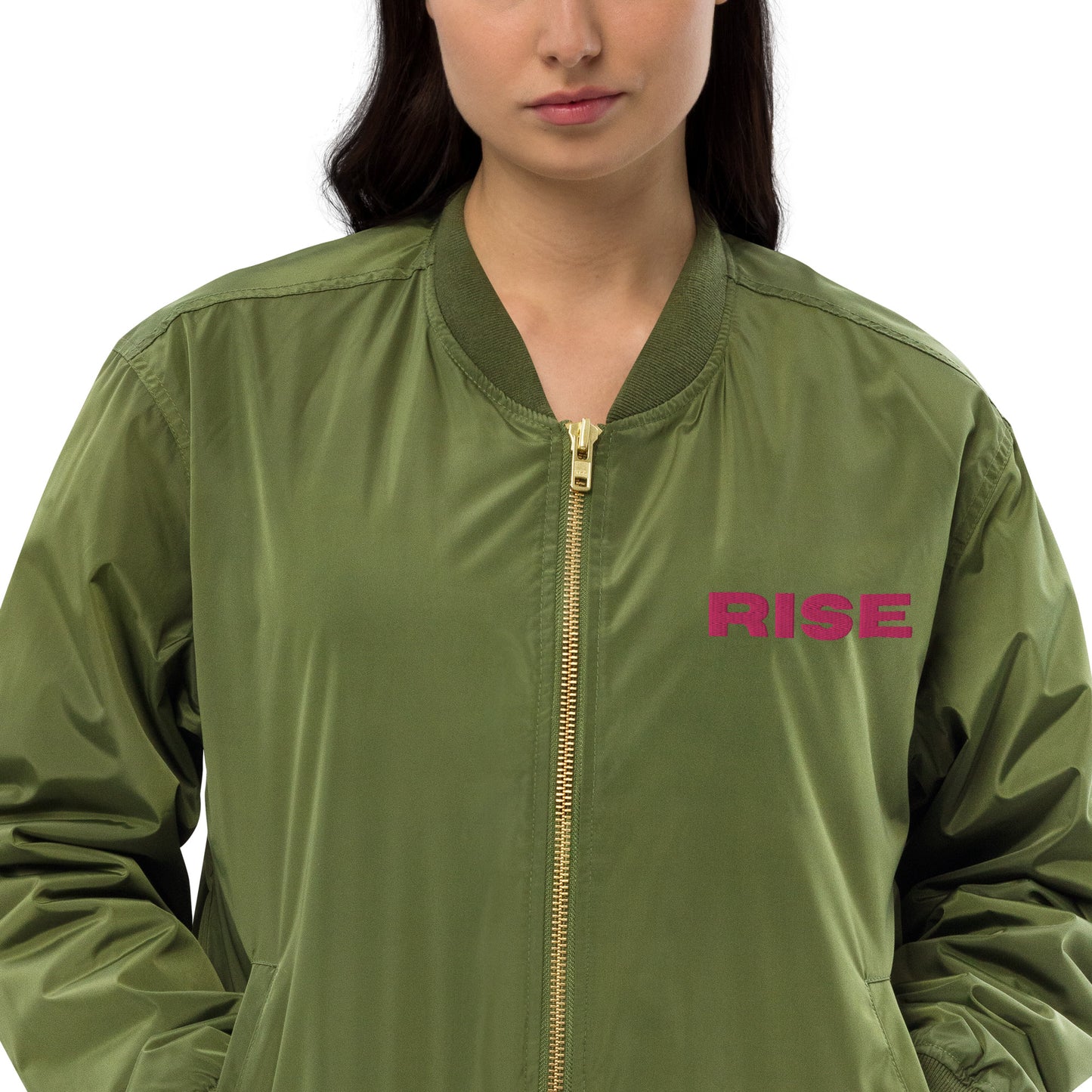 VALIANT WORLD Classic Women's Premium Recycled Bomber Jacket