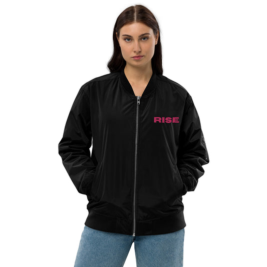 VALIANT WORLD Classic Women's Premium Recycled Bomber Jacket