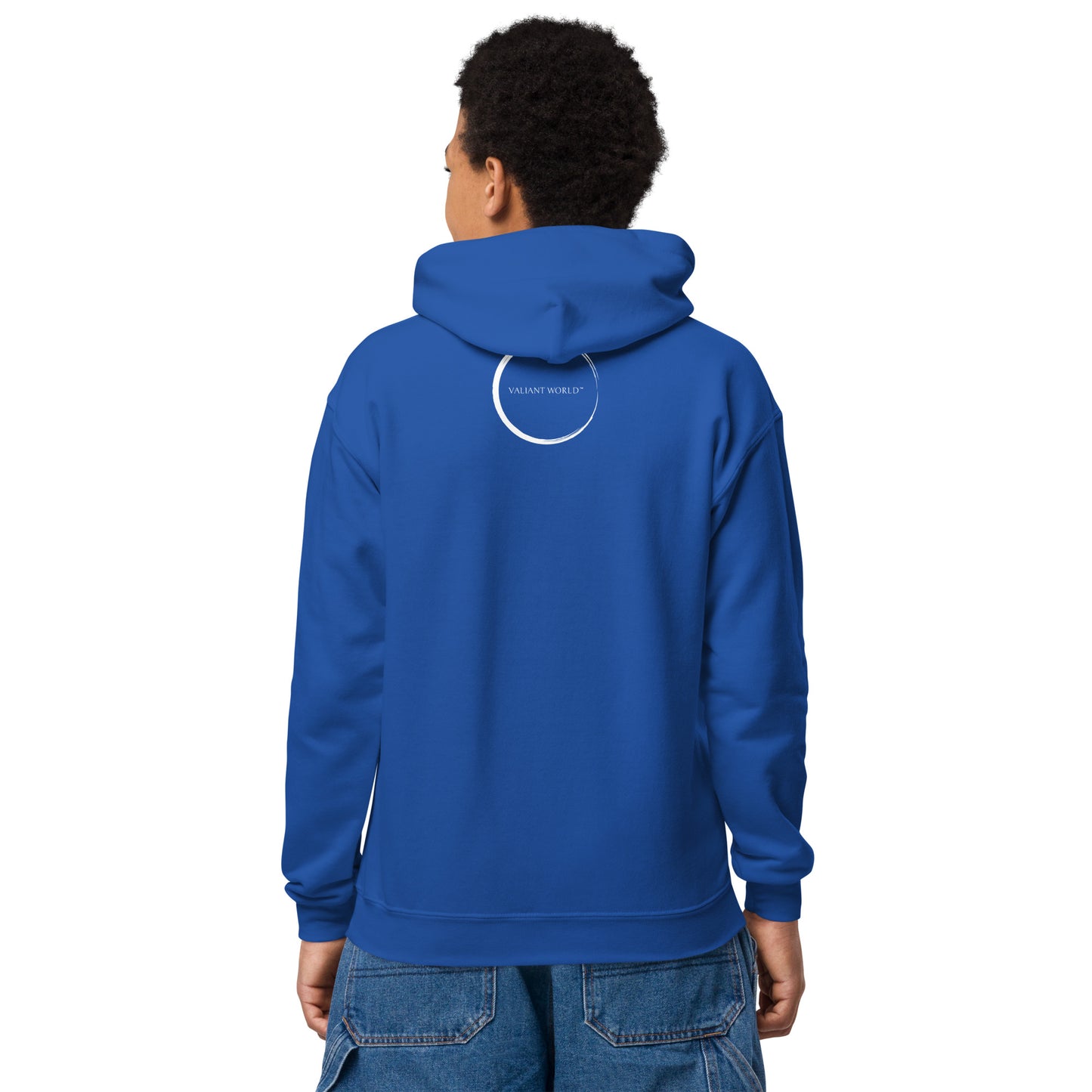 VALIANT WORLD Classic Boys Heavy Blend Hoodie