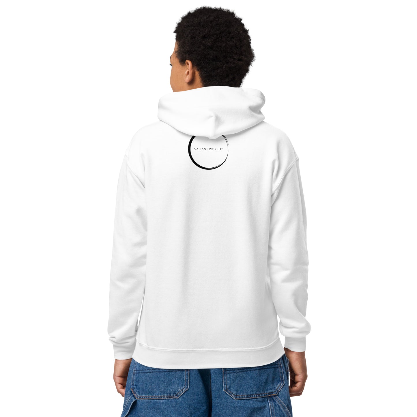 VALIANT WORLD Classic Boys Heavy Blend Hoodie